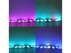 2.1-5W Programmable RGB - IP68 waterproof plus Programmable amusement RGB funfair LED light