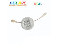 2.1-5W Programmable RGB - New LED Waterproof dc24v 70mm 18LEDs RGB Led Pixel Light for Amusement Park Rides