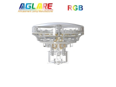 E14 Auto RGB Amusement Light - 60mm New RGB LED Pixel Light auto program 18leds AC24V amusement rides lighting