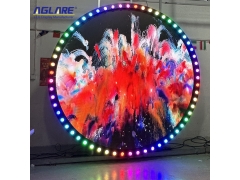Custom Outdoor LED Display - Custom 300cm Outdoor P3 Round LED Display