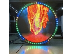 Custom Outdoor LED Display - Custom Outdoor P3 Round LED Screen 270cm