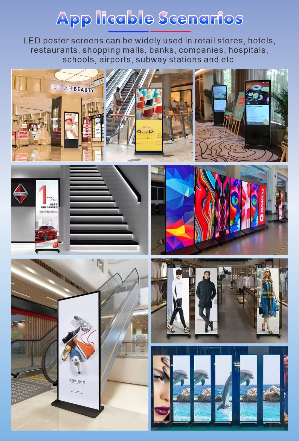 LED poster display application solutions