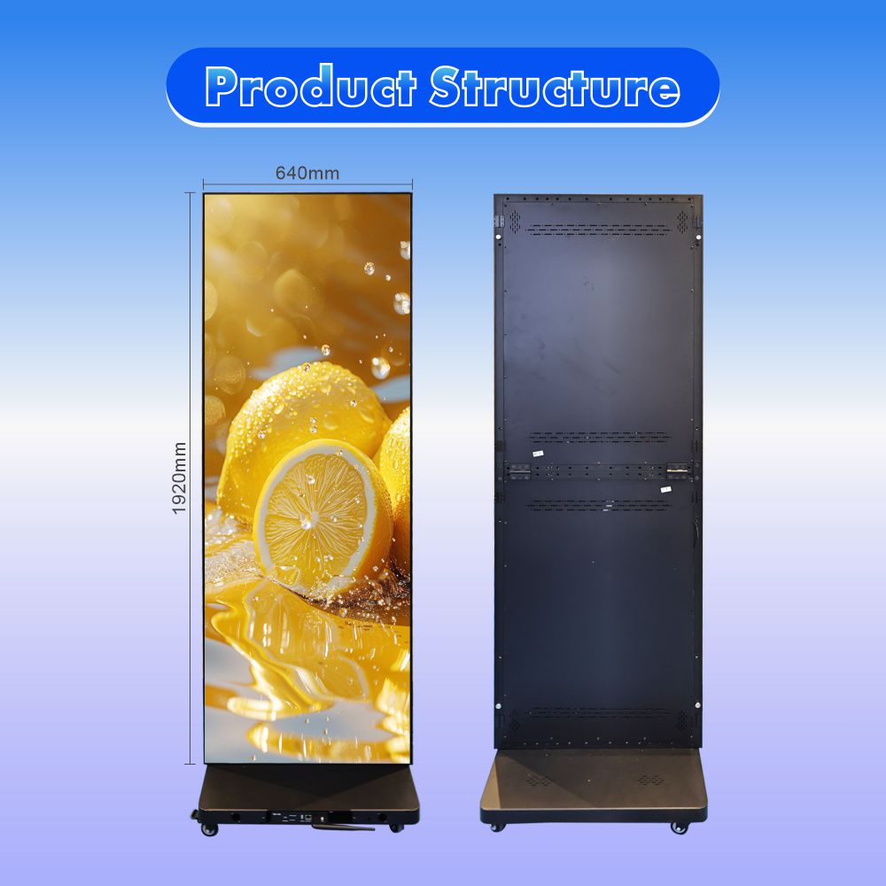 foldable led poster