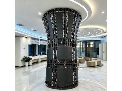 Custom Indoor LED Display - Creative Column Cylinder LED Display — Custom Sizes