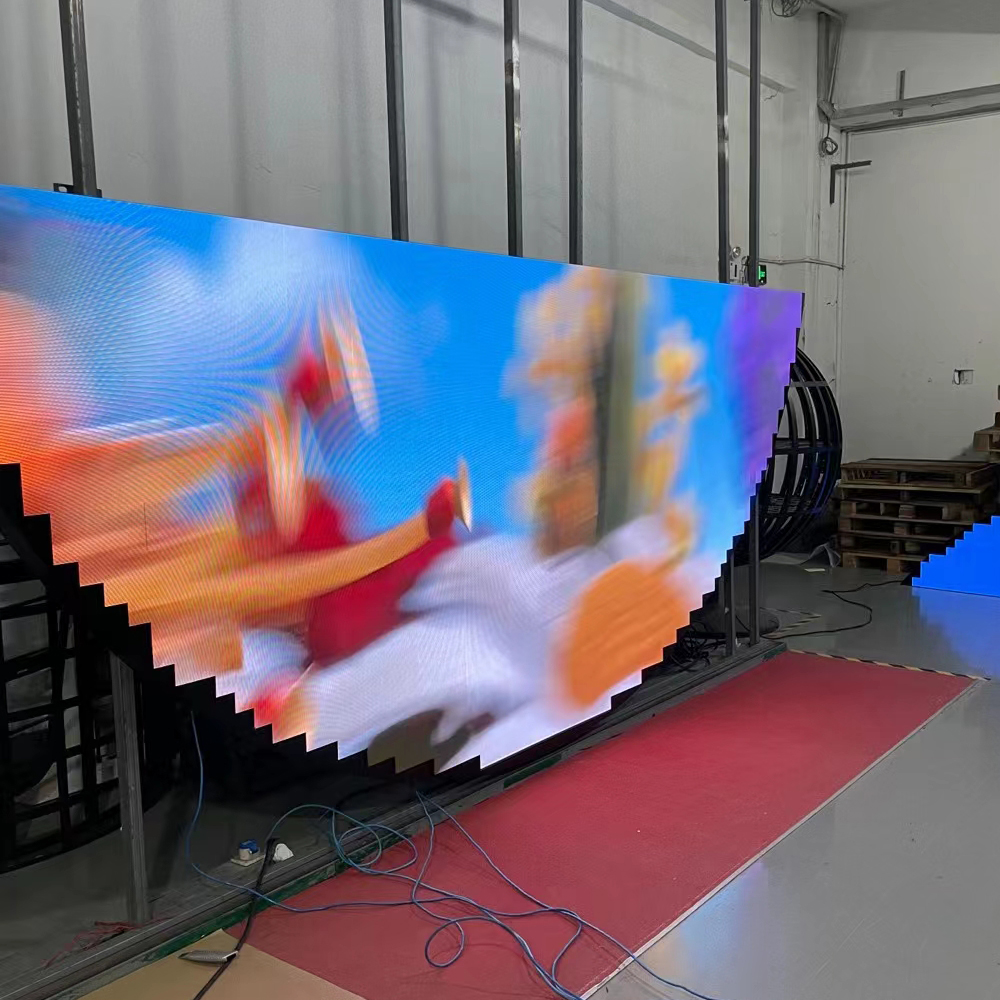 half-circular led display