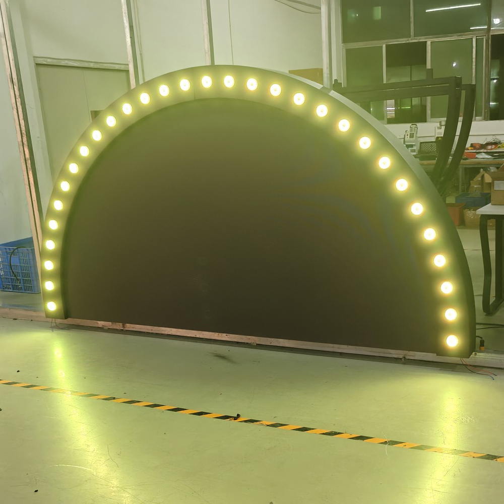 half-round led display