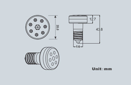 New Single Color AC24/60/120/240v E14 Led Fairground Lamps